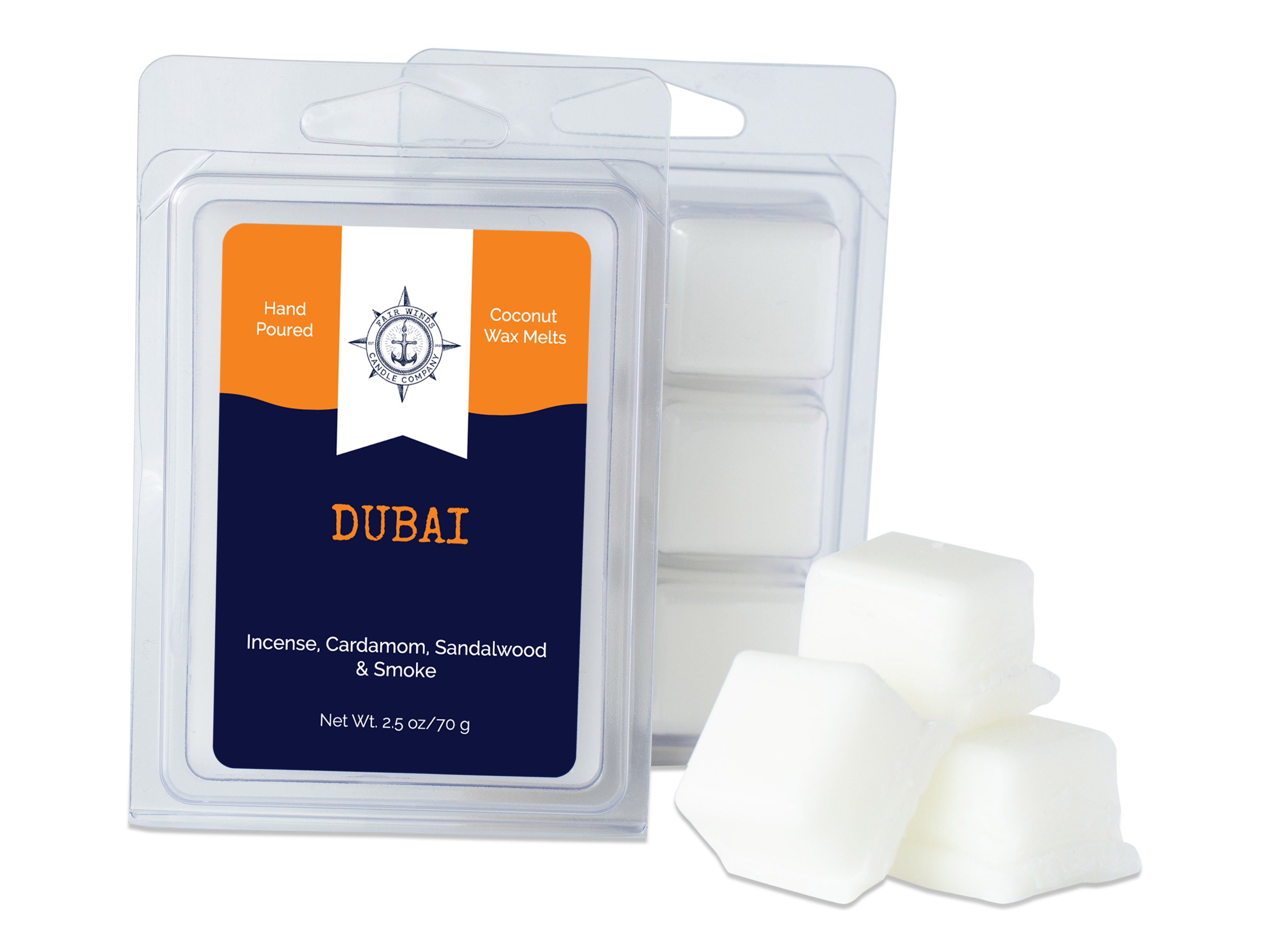 Dubai 2.5 oz. Wax Melts -  Fair Winds Candle Company